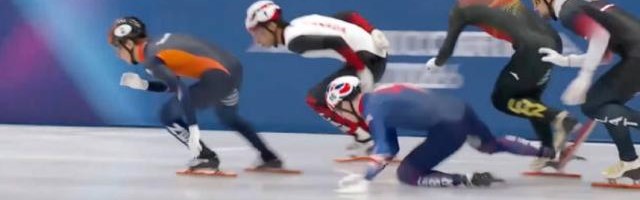 天博体育官网-被英国人犯规撞倒，孙龙刘少昂无缘短道1500米奖牌