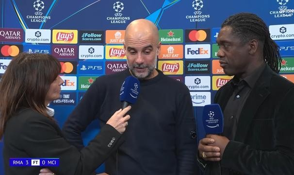 天博体育平台-瓜迪奥拉：我们要祝贺皇马，第二回合我们会再次发起挑战